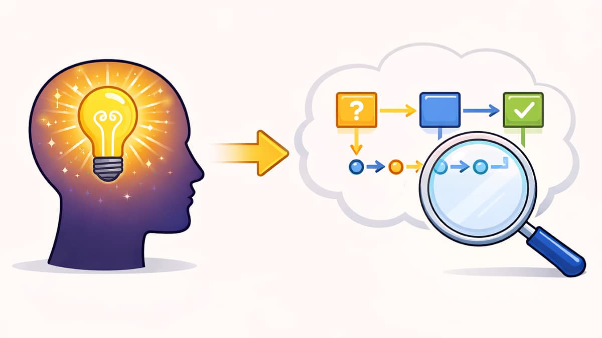 Bright ideas and logical thoughts