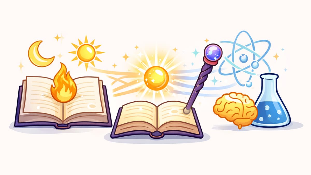 Knowledge, magic and science united