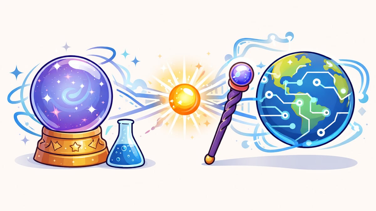 Magical energy meets technology and Earth