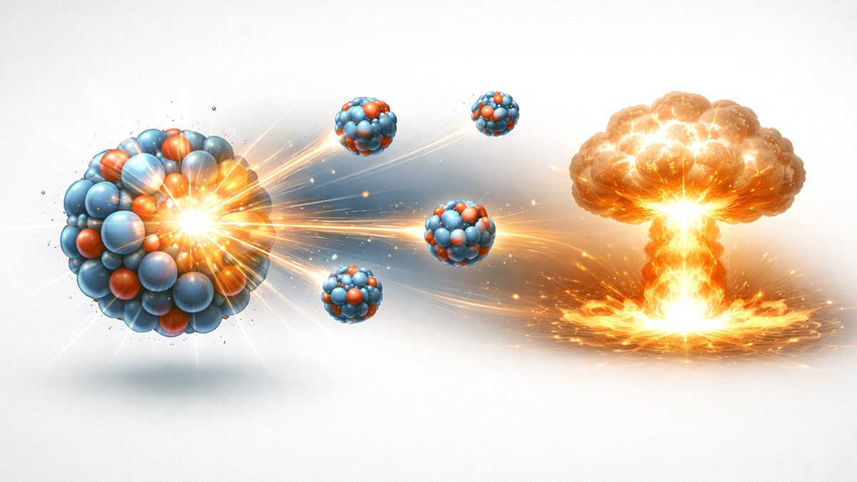 Nuclear fission and the atomic explosion