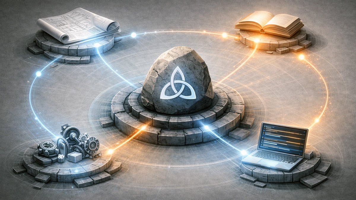 The stone of knowledge and creation