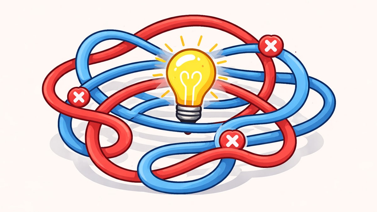 Trapped in the maze of thought