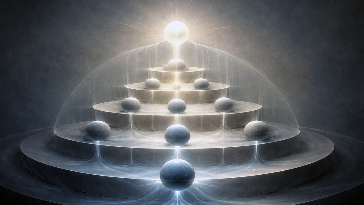 Interconnected realms of light and form